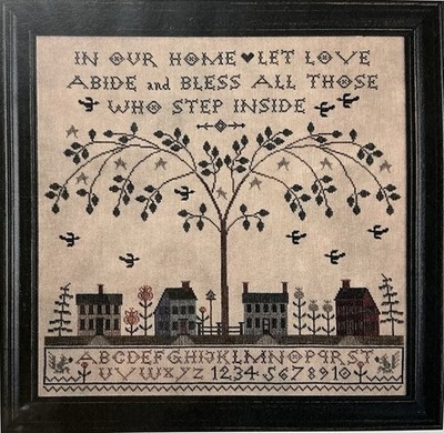 LOVE ABIDE Cross Stitch Patter/Chart by La-D-Da
