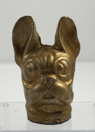 ANTIQUE FRENCH BULLDOG DOG CAST IRON PAPERWEIGHT HAMILTON FOUNDRY 1930's