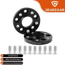Spurplatten 5x120 Radspacer Alu Schwarz f�r BMW E81 E87 Spurverbreiterung BMW