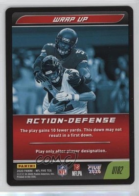 2020 Panini NFL Five TCG Action Khalil Mack Matt Ryan Wrap Up #U182 19zq