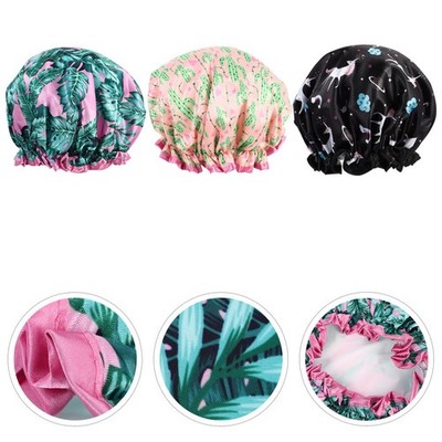 3 PCs 1 Set Digital Printing Protective Cover Duschhüte Haarfärbungshüte