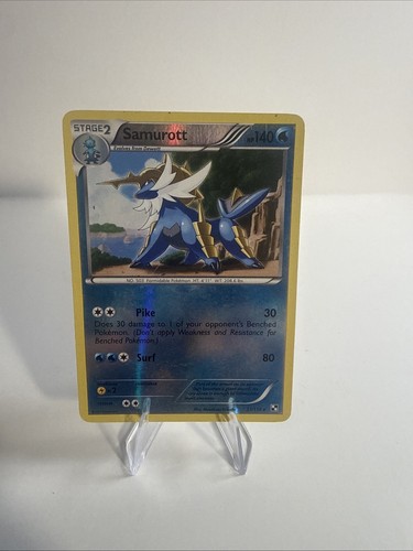 Samurott - 31/114 (Black & White - Reverse Holo) 2011 LP NM