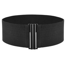 Elastic Belt for Women Wide Waist Corset Belt Cinch Belt Medium 1pcs/Black