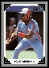 1991 Leaf Delino DeShields Montreal Expos #139