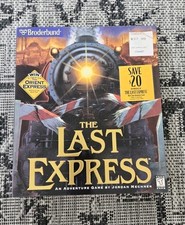 Vintage The Last Express Win 98 DOS Mac CD-ROM Game T Broderbund 3 Disc Big Box