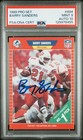 1989 Pro Set Football 494 Barry Sanders RC HOF PSA 9 PSA/DNA 10 AUTO LOW POP 110