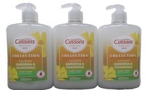 CUSSONS COLLECTION CALMING GARDENIA & CHAMOMILE HANDWASH  3x 500ml 5.73 per litre