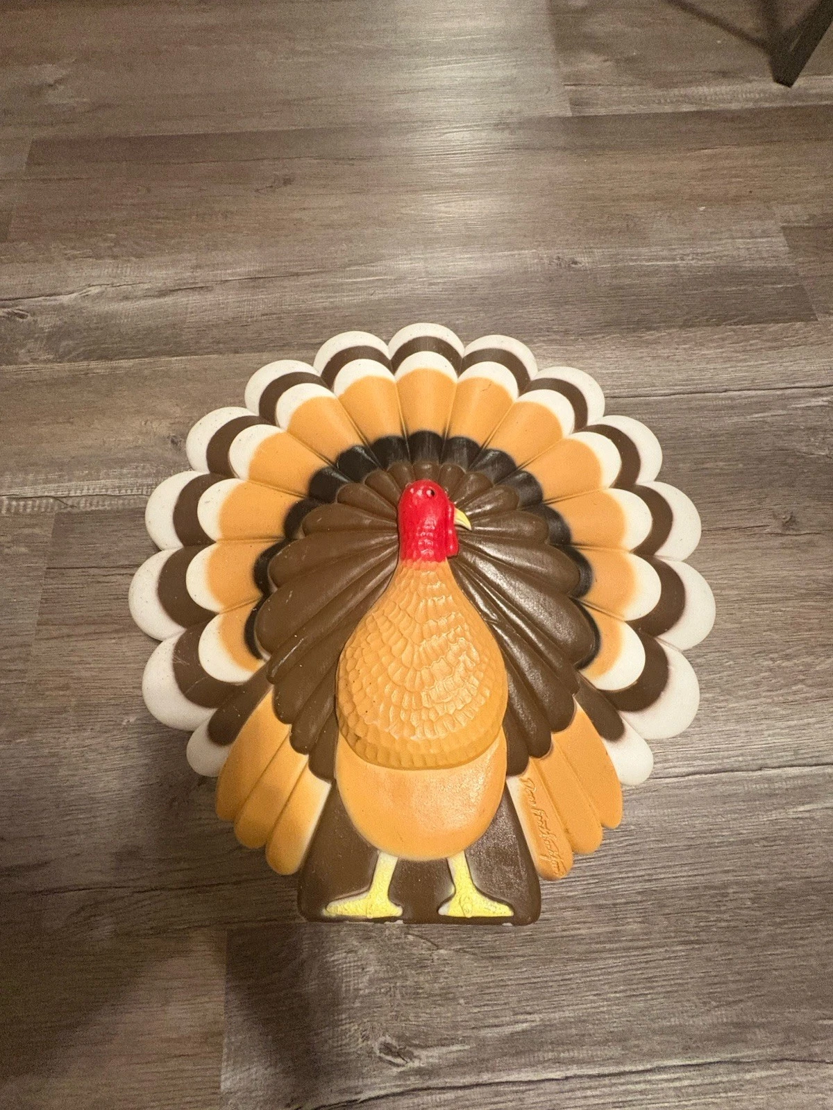 Turkey Easter Halloween Blow Mold Union Products Don Featherstone 19" Decor Holi