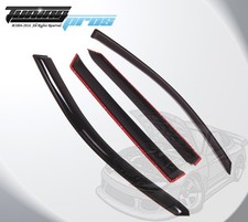 Dark Smoke Rain Visor Deflector 4pcs Out-channel For Kia Sorento 2011-2015