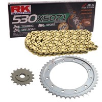 Kettensatz Honda CB 900 F / FII 79-83 Kette RK GB 530 XSO 106 Offen Gold 16/