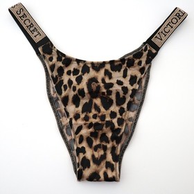 4 Victoria's Secret Very Sexy Satin Logo Shine Strap Brazilian Panty LOT S M XL