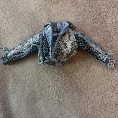 Rainbow High Gabriella Icely Doll Outfit Snake Skin Print Ice Blue Jacket
