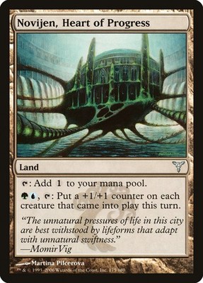MTG Magic the Gathering Novijen, Heart of Progress (175/190) Dissension LP