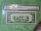 1928B FRN Chicago Fr#2052-Gdgs Dark Green GA Block Woods/mellon PMG 64 EPQ — photo 2