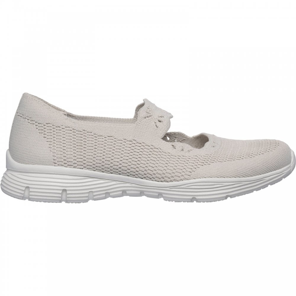 Skechers Seager Cute N' Coy Natural Women's Mary Jane Shoes UK