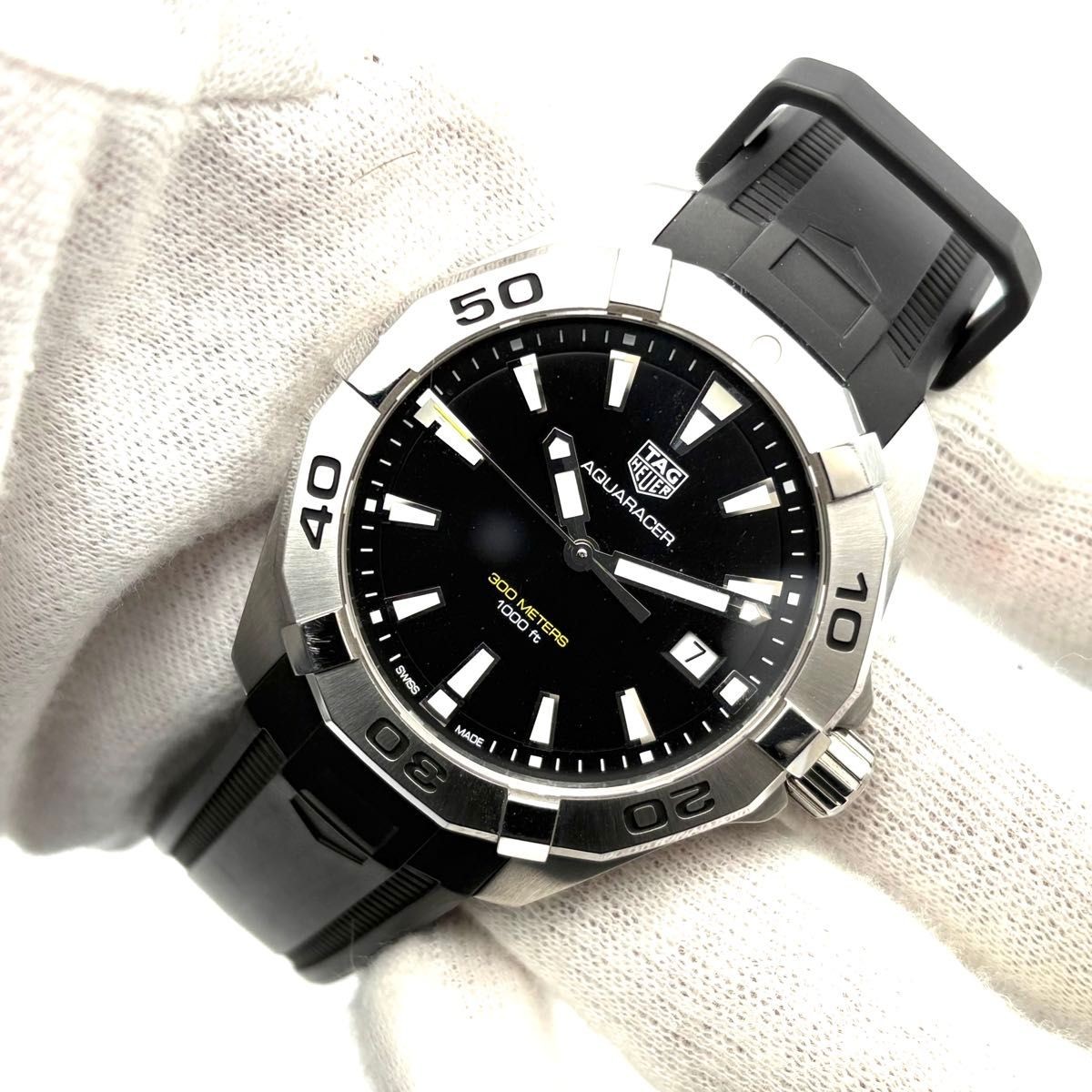 Men Quartz Analog 40mm Stainless Steel TAG Heuer Aquaracer WBD1110 Watch image 3