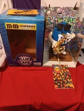 M&M'S Dispenser Limited Edition Collector Series Blues Cafe Working Blue M & M
