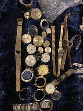Huge Watch Maker- Spares Repair Parts Movement Lot Many High Ended Parts