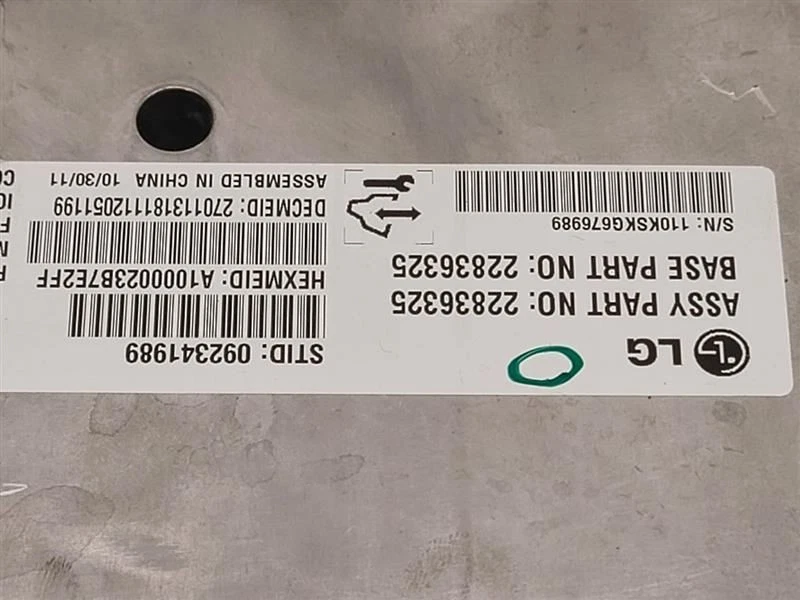 Chevrolet Camaro 2012 12 módulo de comunicación con telemática Onstar Opt UE1 Foto 4 de 4