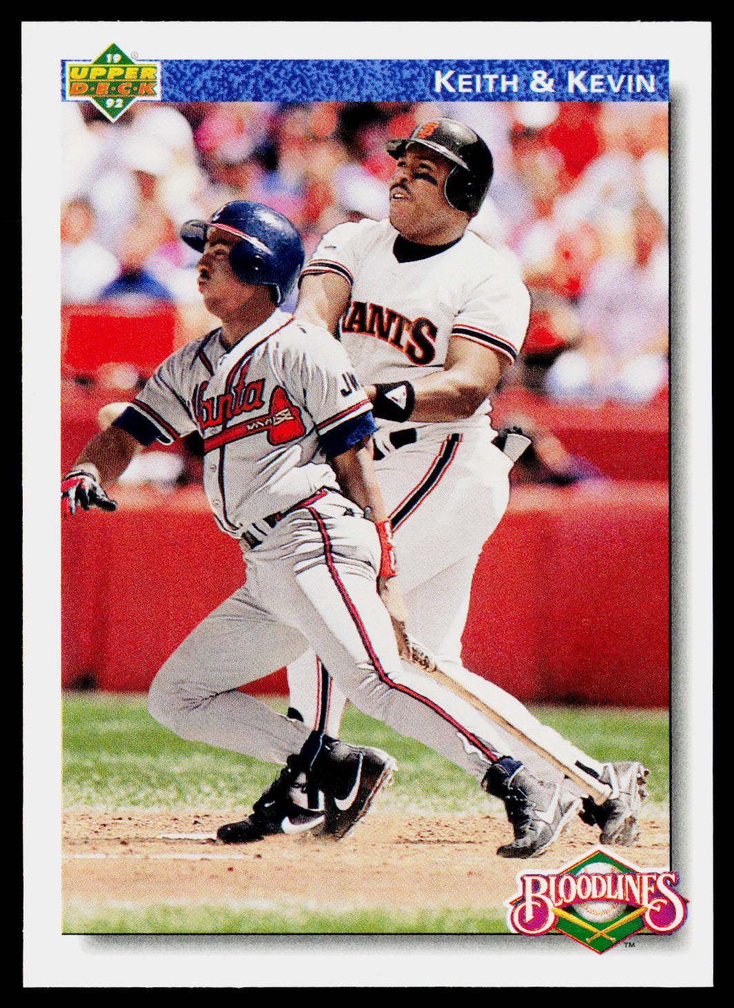1992 Upper Deck Factory Set Gold Hologram #80 Keith Mitchell / Kevin Mitchell