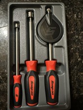 Snap-on 3pc Soft Grip New Red Magnetic Pickup Tool Mirror Set Ptm30 Snap-on 3pc Soft Grip New Red Magnetic Pickup Tool Mirror Set Ptm30
