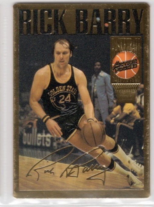 1994-95 Action Packed Basketball Hall of Fame Gold - Rick Barry #5