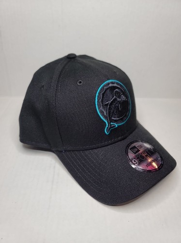 Miami Dolphins New Era Black Throwback Logo Momentum 9FORTY Adjustable Snapback - Picture 3 of 7
