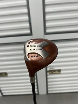 TaylorMade Titanium 10.5* Driver LEFT Stiff Flex Graphite Bubble Shaft S-90 Plus