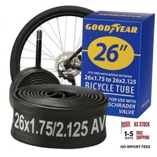 Goodyear Bicycle Tube with Butyl Rubber - Dependable Bike Tubes 26" x 1.8"-2.1"