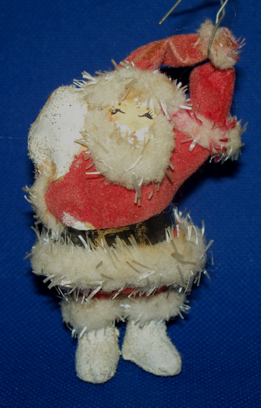 VINTAGE ANTIQUE JAPAN? GERMANY? SANTA CLAUS CHRISTMAS ORNAMENT FIGURE