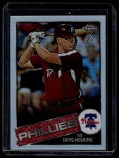 2020 Topps Chrome Ben Baller Edition Rhys Hoskins #85TC-20 1985 Topps Baseball