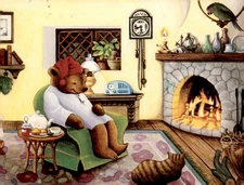 Celestial Seasonings Herb Teas Artwork, 1984 Postcard