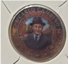 Godfather Carlo Gambino On A Colorized Kennedy Half Dollar