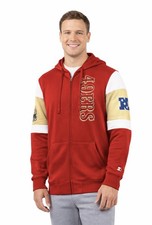 Hombre Starter NFL Scarlet San Francisco 49ers Extreme Cremallera Completa Hoddie Talla L