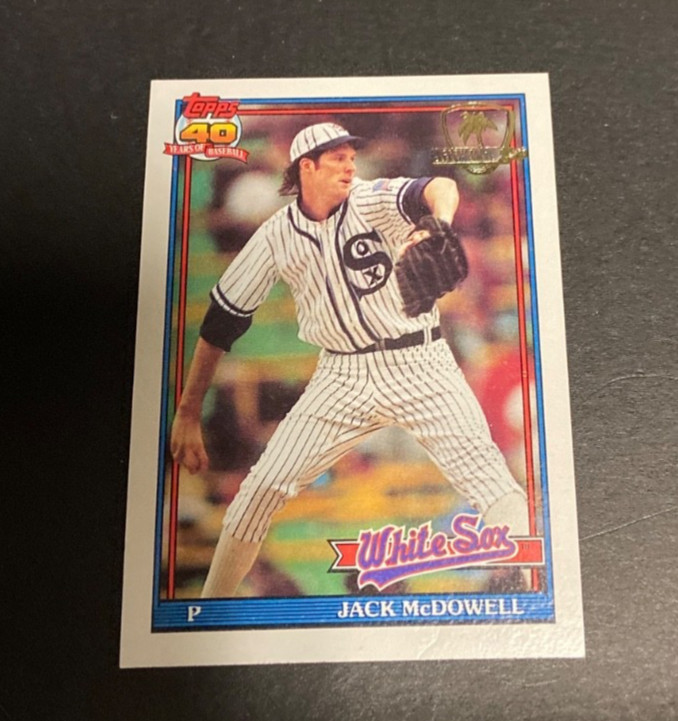 1991 Topps Desert Shield Jack McDowell #219 White Sox