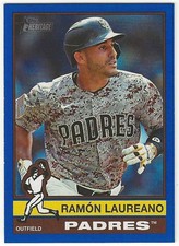 2025 Topps Heritage High RAMON LAUREANO Insert DARK BLUE Parallel Card PADRES