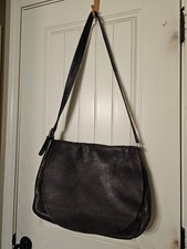 Eddie Bauer Genuine Pebble Unisex Leather Brown Tote, Laptop Large Crossbody Bag