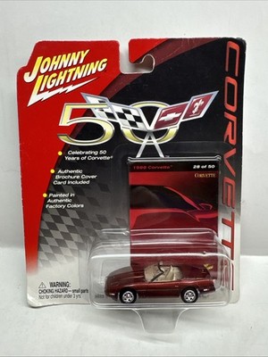 (B7) 1/64 Johnny Lightning 50th 1988 Corvette #28/50 Ship Deals READ!