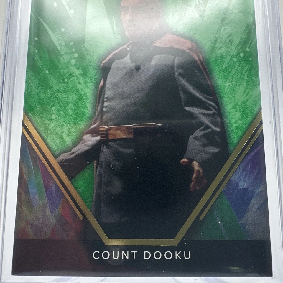 2024 TOPPS STAR WARS MASTERWORK Count Dooku - Green /99 - Image 4 of 4