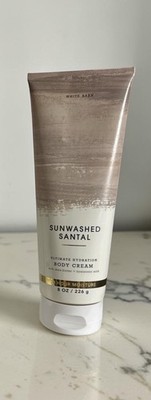 1 New SUNWASHED SANTAL BATH & BODY WORKS 8OZ BODY CREAM LOTION
