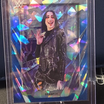 Topps Chrome WWE Sapphire Edition Rhea Ripley #80 Wrestling Trading Card