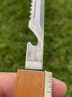 VINTAGE FORD CO. AUTO-LITE ROTUNDA SWARTFAGER MERIDIAN, MISS FISHING KNIFE RULER — photo 6