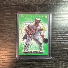 JAKE BURGER 2022 Topps Inception Green No. 4 Chicago White Sox Rookie Card RC