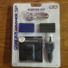 Nintendo Game Boy Advance. SP Starter Kit Black. 9 Piece Sealed. NEW.