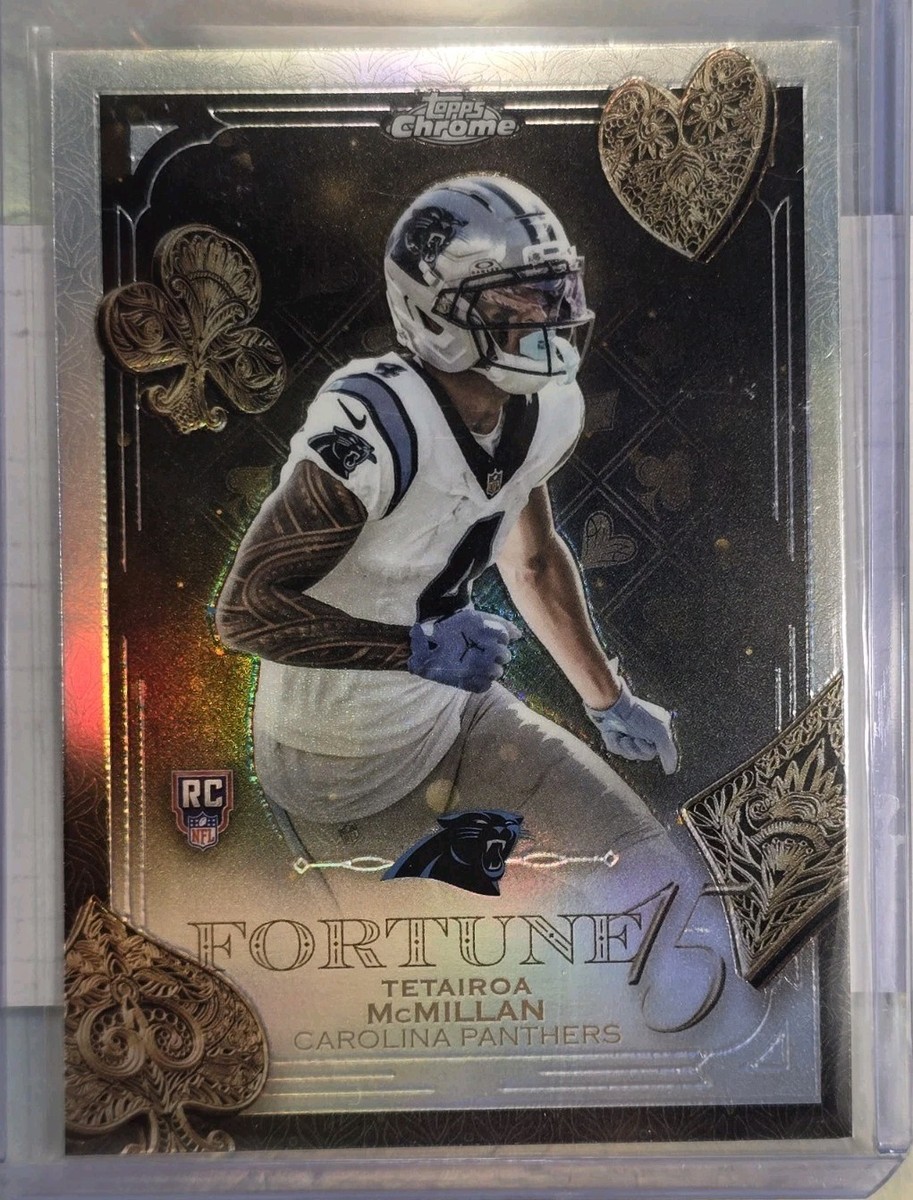2025 Topps Chrome Football NFL Tetairoa McMillan (RC) Fortune 15
