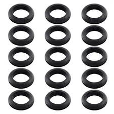 Bonsicoky 15 Pcs 1-1/2" Rubber Grommets, Black Rubber Hole Grommet for Wires,...