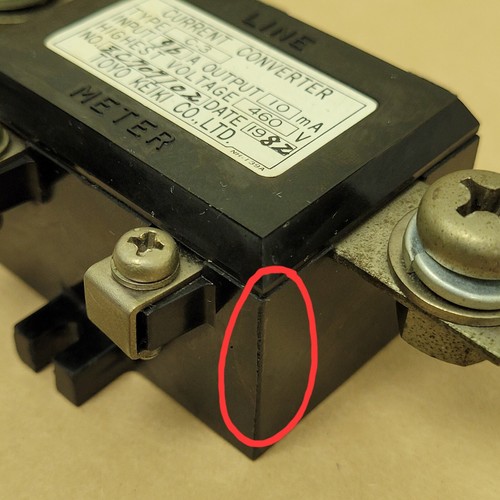 CONVERTIDOR DE CORRIENTE TOYO KEIKI TIPO C-3 96A 10mA 460V, DE MORI SEIKI SL-2 - Imagen 7 de 7