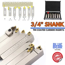 CNC Indexable Lathe Turning Tool Holder 3/4 Shank for Grooving Threading Cut off