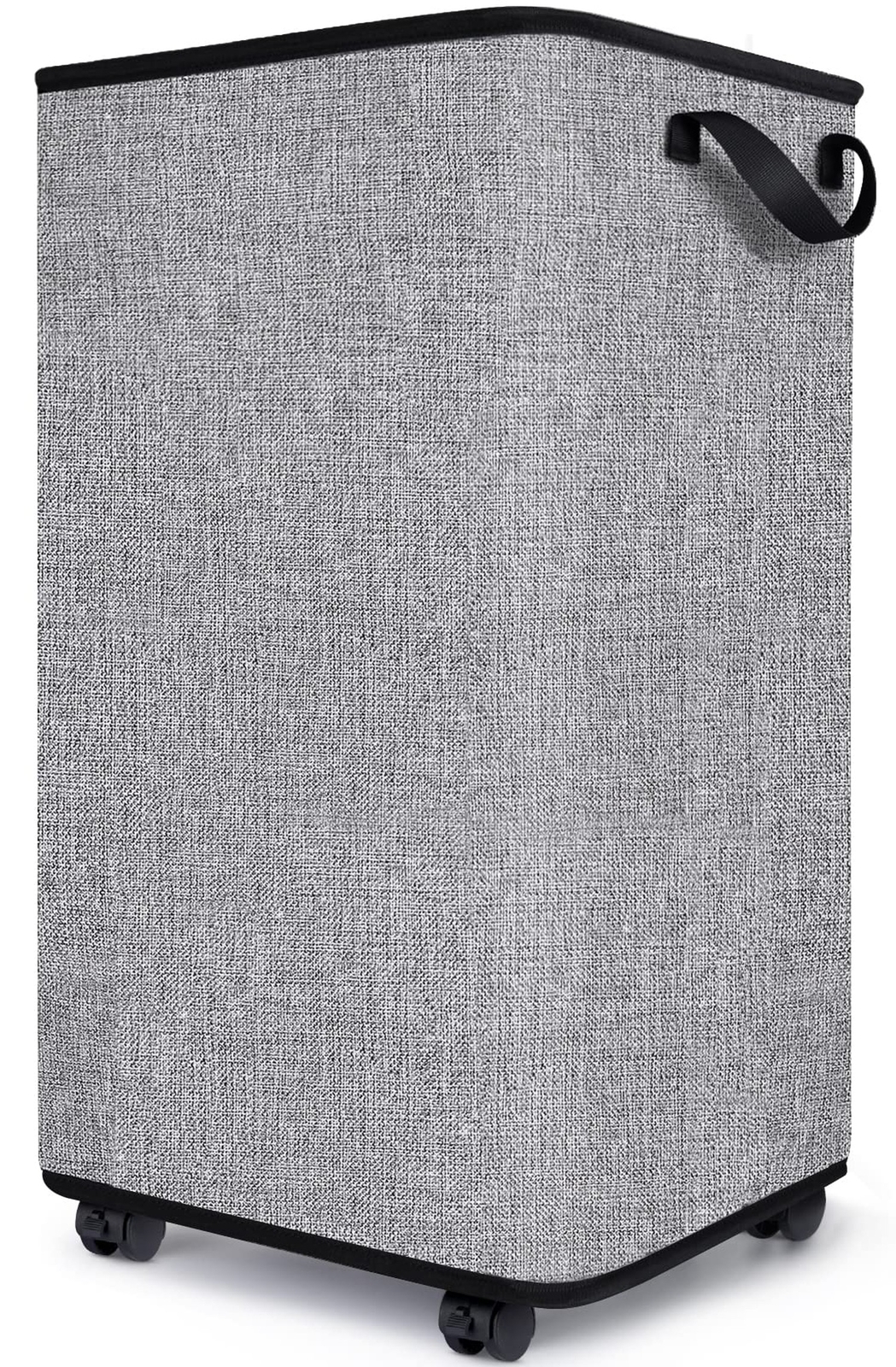 Large Rolling Laundry Hamper, Laundry Basket with Wheels and Handle for Stora...