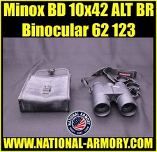 Minox BD 10x42 ALT BR Black Binocular 62 123 W/ Original Box